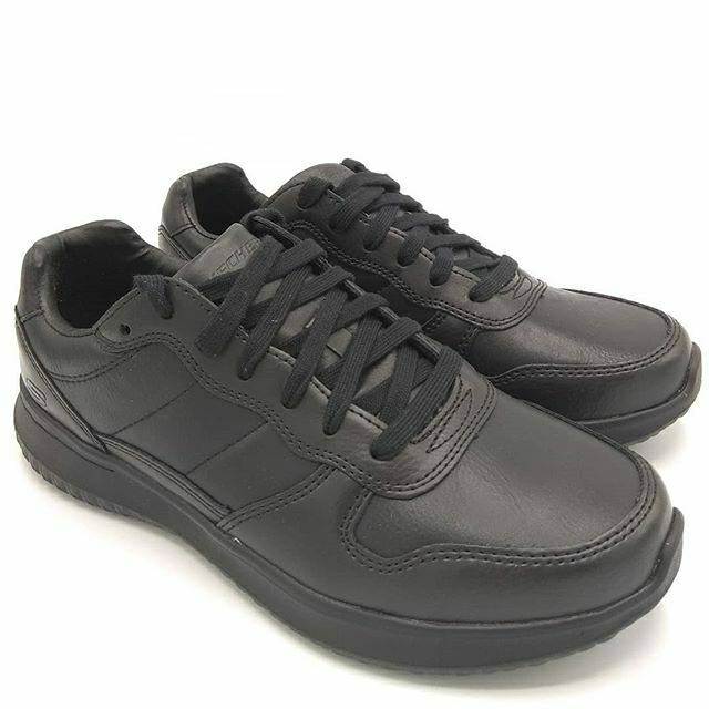 Jual sepatu Pria SKECHERS Delson Romen Original Leather No. ART 65411 BBK Shopee Indonesia