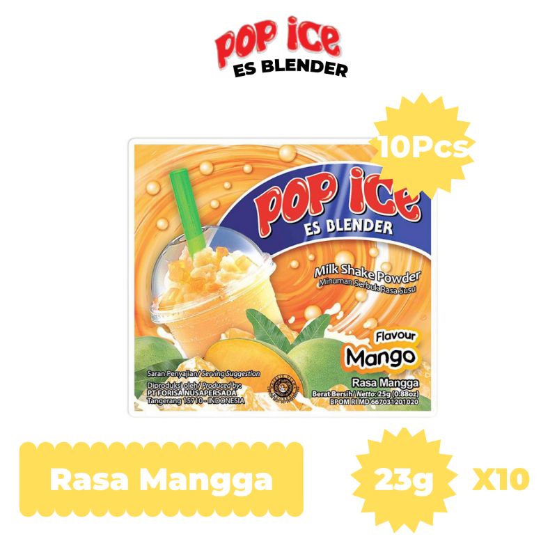 Jual Pop Ice Rasa Mangga 23g X 10 Pcs (1 Renteng) | Shopee Indonesia