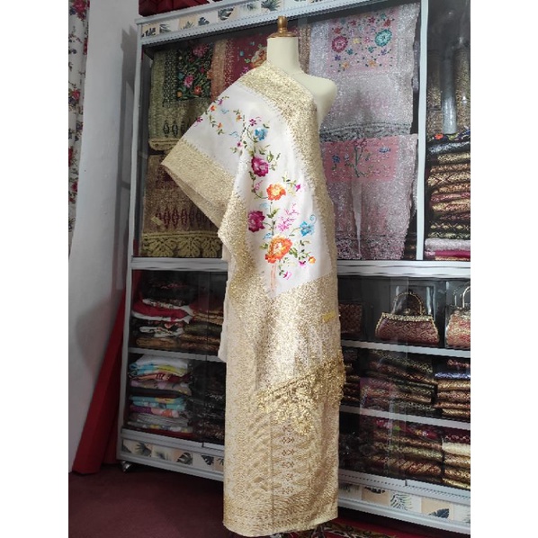 Jual SONGKET PANDAI SIKEK/ SONGKET PADANG/ SONGKET MINANG, SELENDANG SI ...