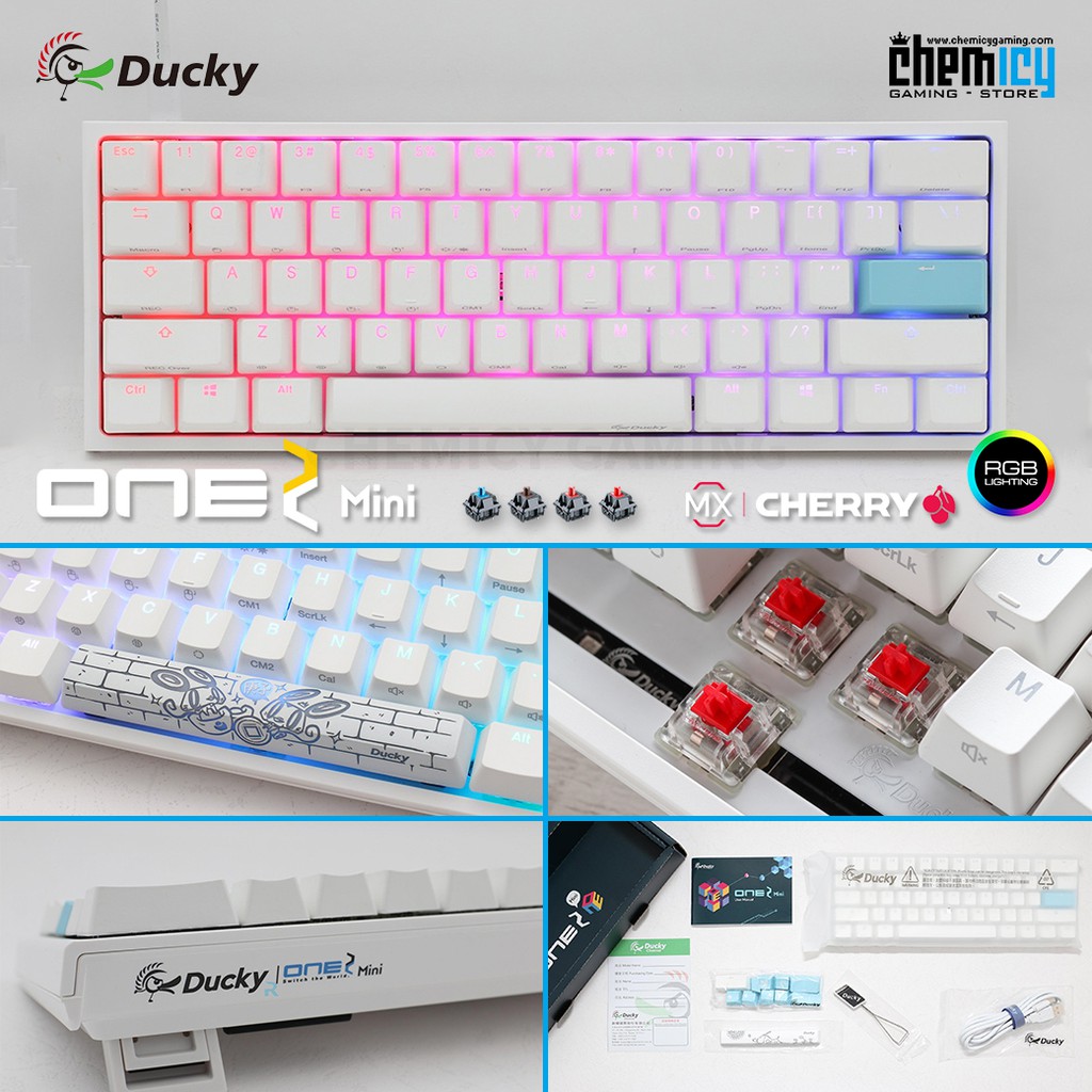 Jual Ducky One 2 Mini RGB LED 60% Mechanical Gaming Keyboard - Pure ...