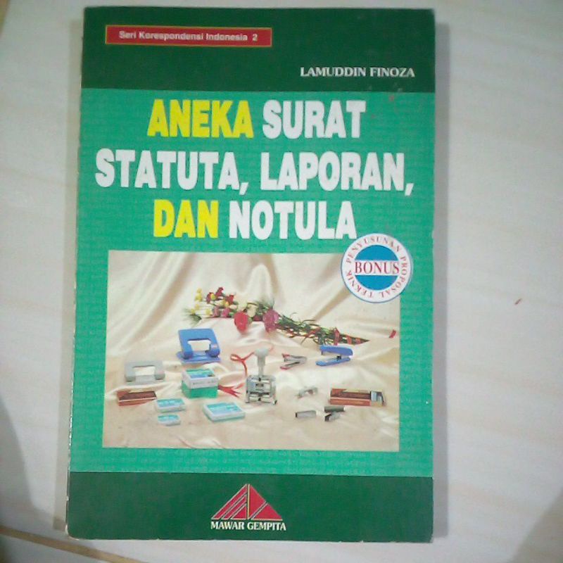 Jual aneka surat statuta laporan dan notula | Shopee Indonesia