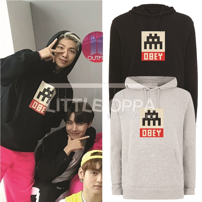 Obey x deals invader hoodie