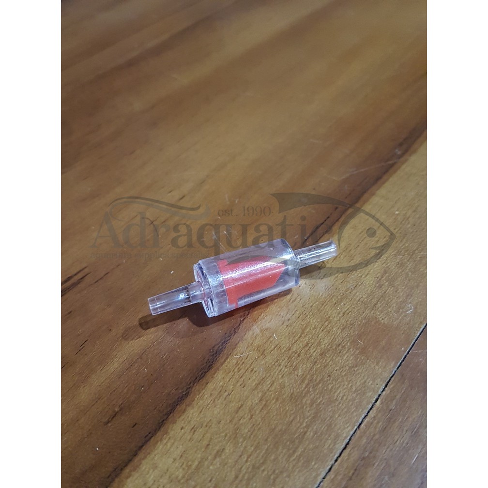 Jual CEK CHECK VALVE MERAH PELINDUNG MESIN AERATOR CO2 AQUARIUM ...