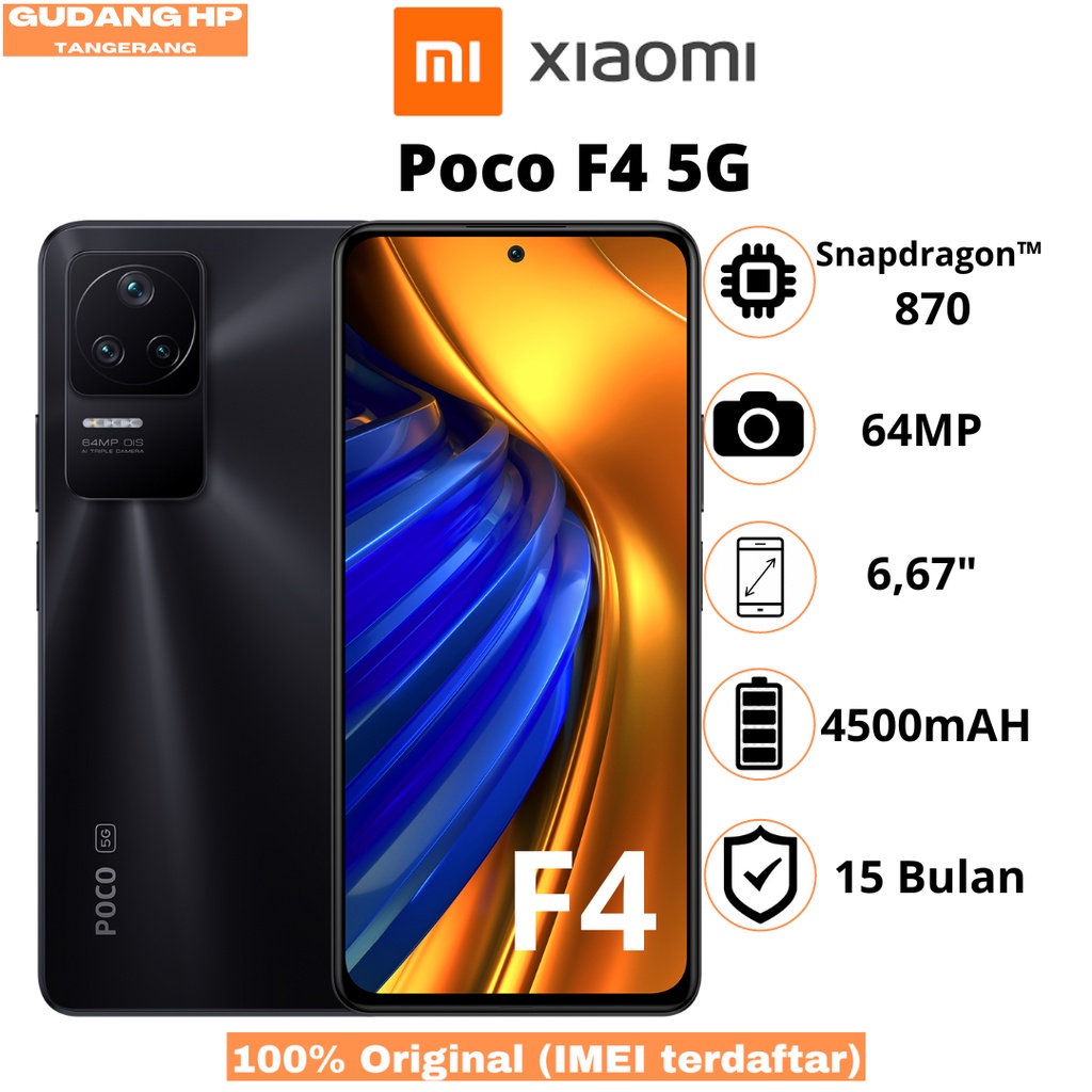 Jual Xiaomi Poco F4 5g Poco X5 5g Poco F4 Gt 5g Garansi Tam