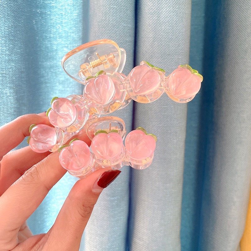 Jual Town Shell PEACHY Korean Hair Claw / Jepitan Rambut Korea / Jepit ...