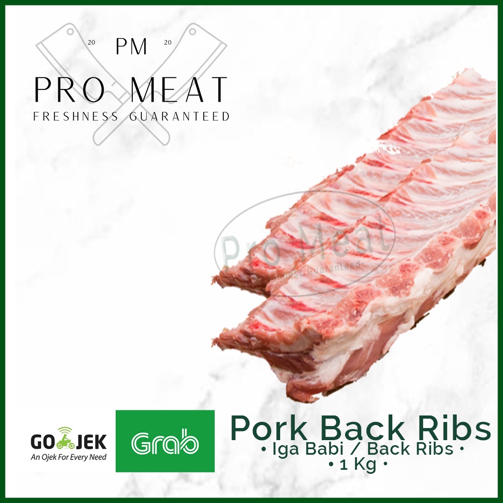 Jual Daging Babi / Iga Babi / Prok Baby Back Ribs (Whole) - Premium ...