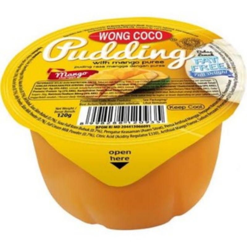 Jual Wong Coco Pudding MANGO 120gr (EXP: MEI 2022) | Shopee Indonesia