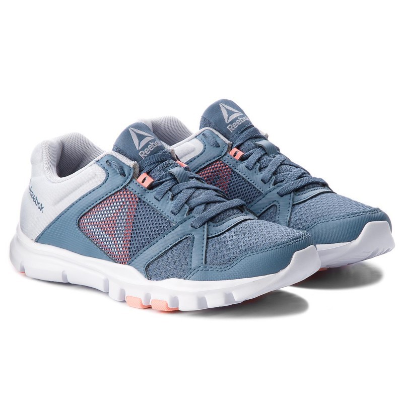 Jual Sepatu Reebok Yourflex Trainette 10 MT Blue Grey Running Lari Fitnes Training Olahraga Original 100 Shopee Indonesia