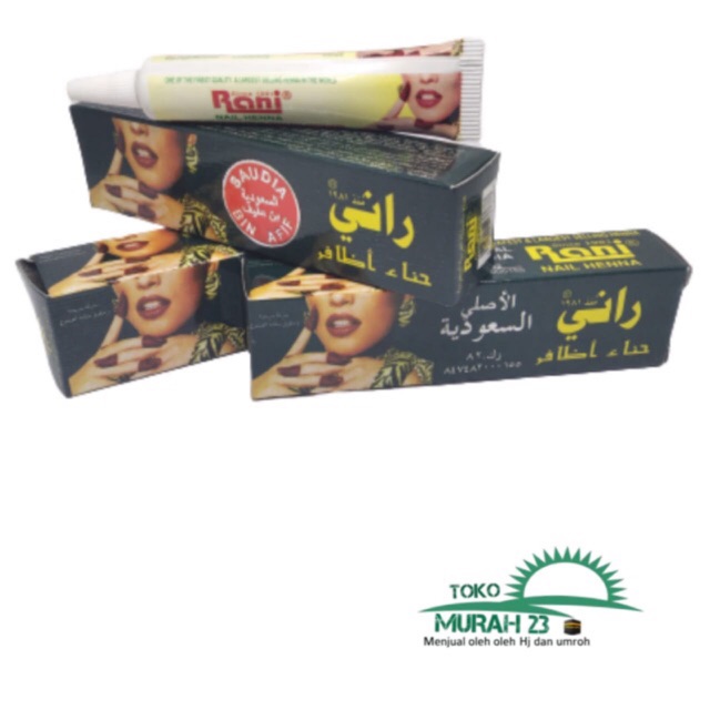 Jual Hena Kuku Rani / Hena Rani Original / Hena Arab / Pacar Kuku Hena ...