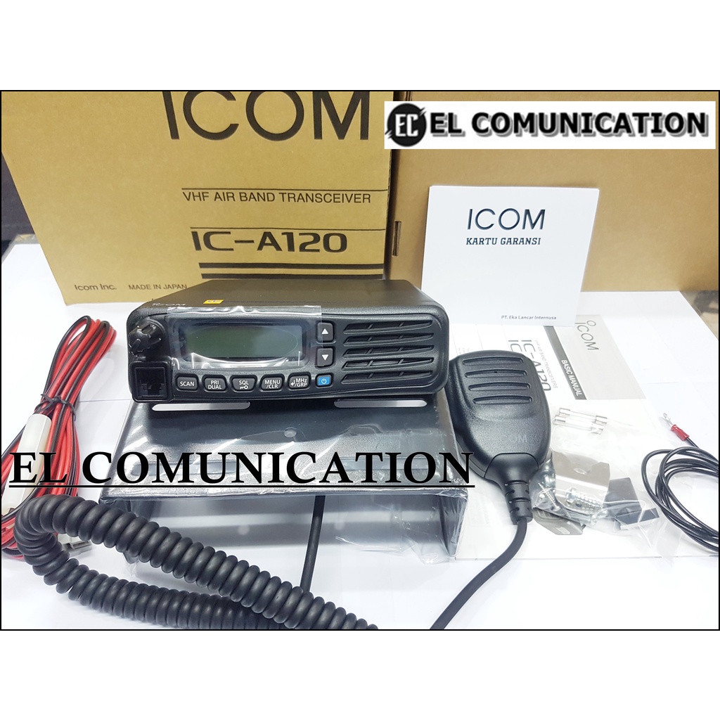 Jual Radio Rig Mobil AirBand ICOM IC A120 ICA120 IC A120 Ori Baru ...