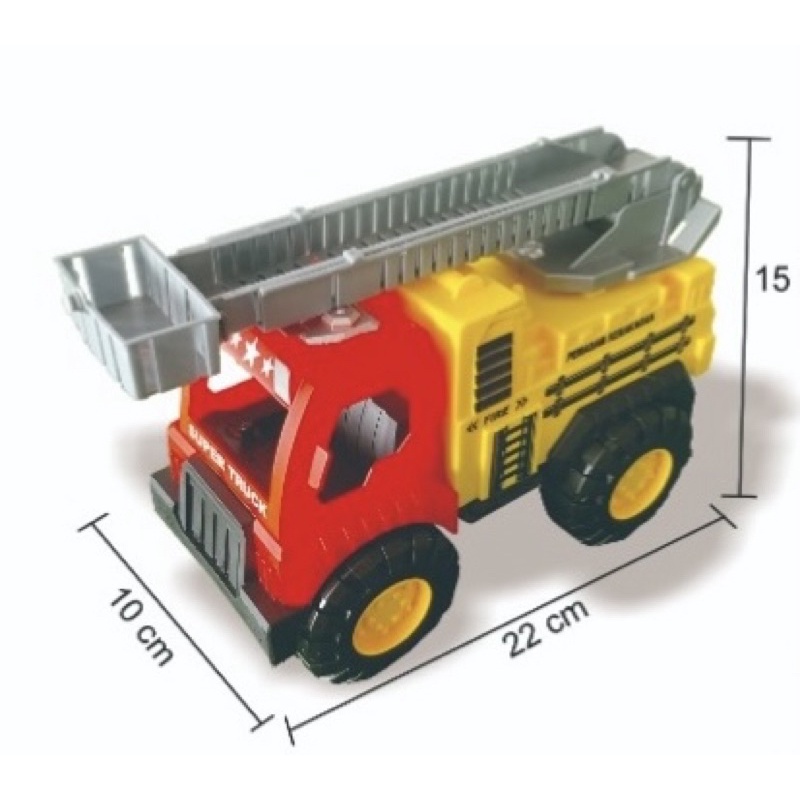 Jual Mainan Anak Mobil Heavy Truck Tangga Pemadam AK91 | Shopee Indonesia