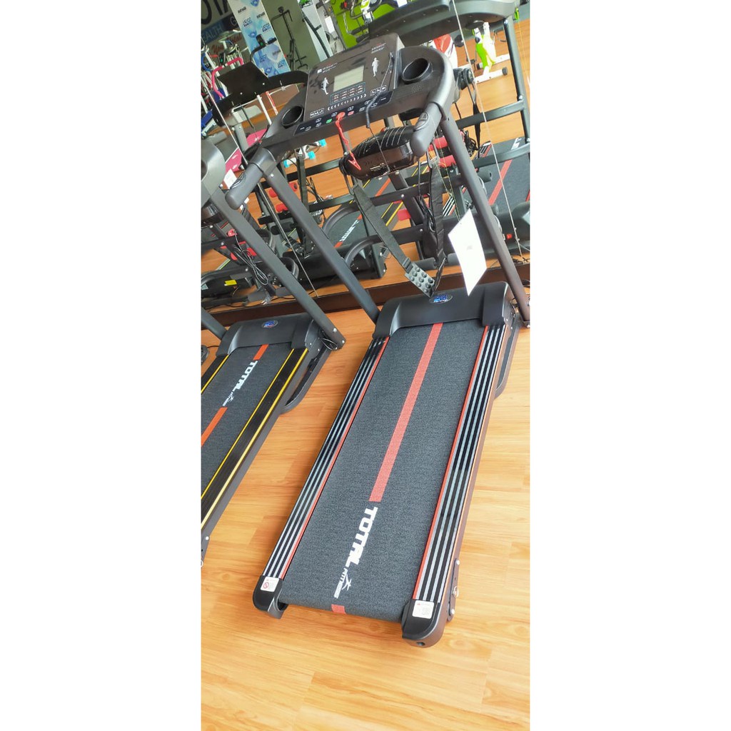 Jual Alat Fitness Total Fitnes Treadmill Elektrik 2 Hp 4 Fungsi Tl 618