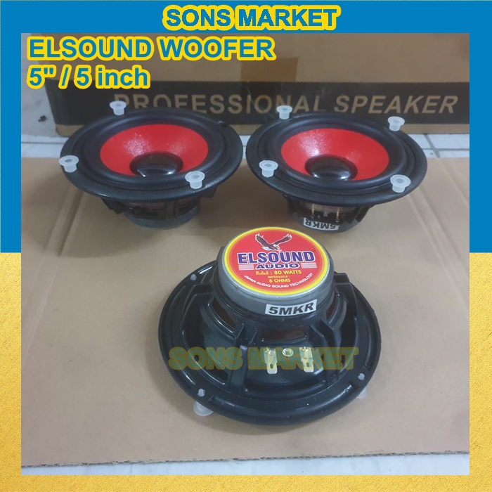 Jual Speaker Woofer Elsound Inch Inch Original Shopee Indonesia