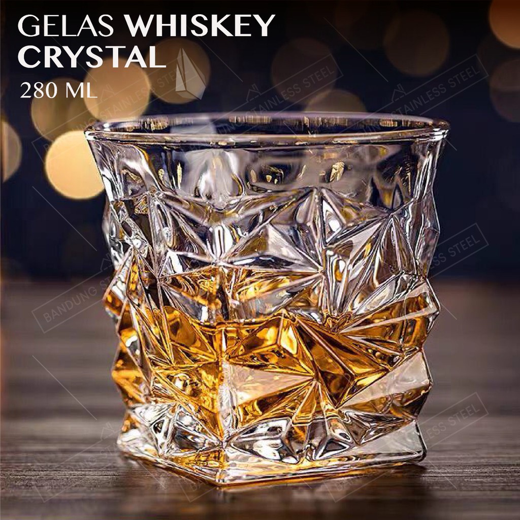 Jual Gelas Whiskey Glass Kaca Whisky On The Rocks Air Minum Beer Bir Vodka Cangkir Old Fashion 9246