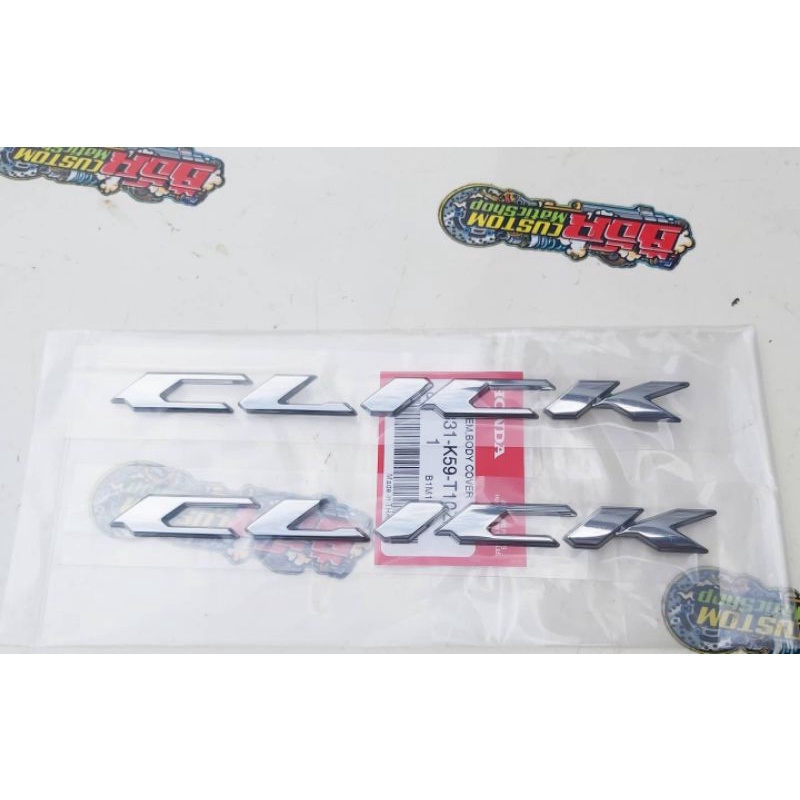 Jual emblem click ORIGINAL HONDA THAILAND 100% BUKAN LOKAL BUKAN KW ...