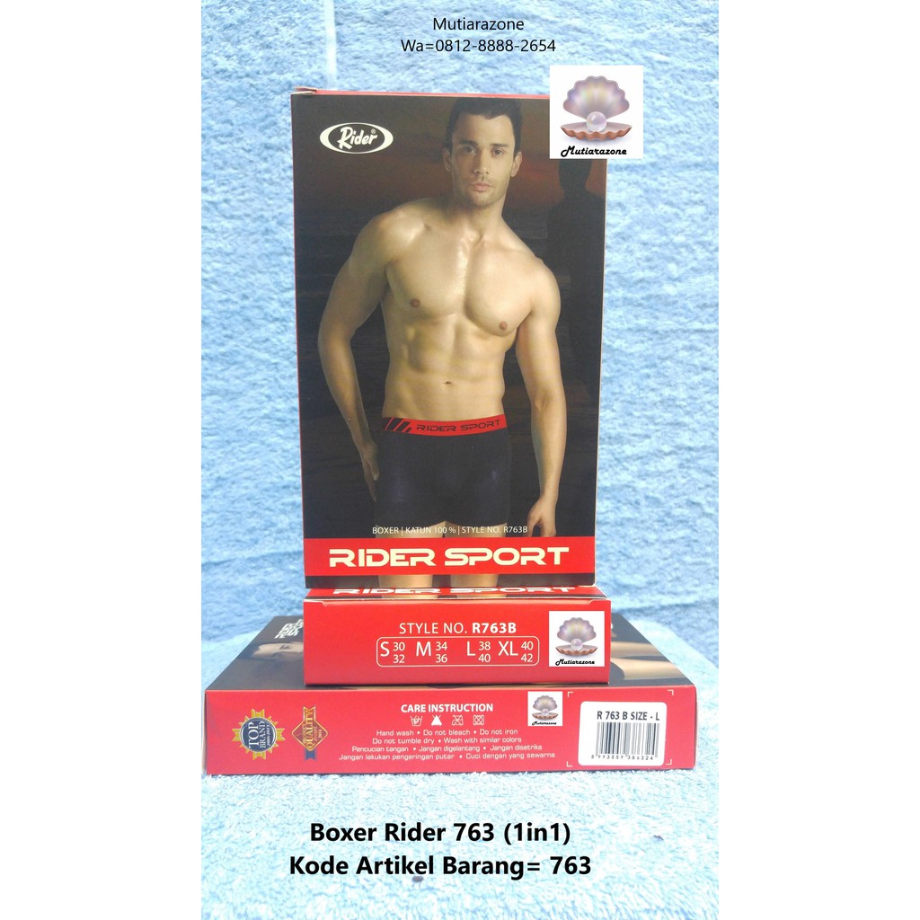 Jual Boxer Rider 763 (1in1) | Shopee Indonesia