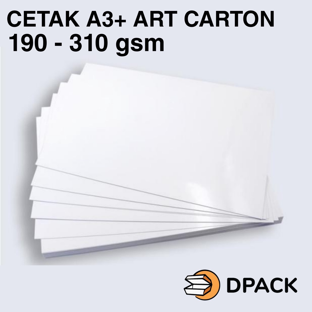 Jual Cetak A3+ | Print A3+ MURAH | Art Carton 190 - 310 | 1 Sisi / 2 ...