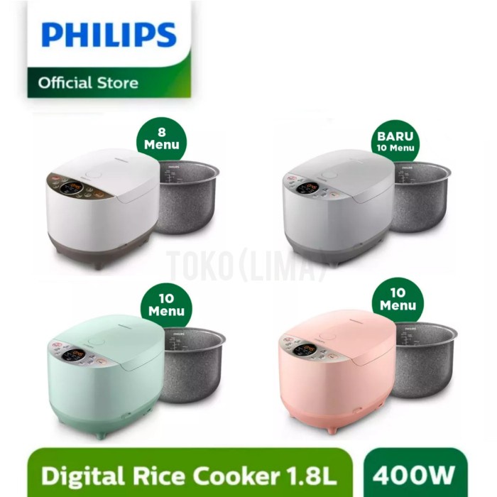 Jual Rice Cooker Philips Magic Com Philips HD 4515 Kapasitas 1,8 Liter