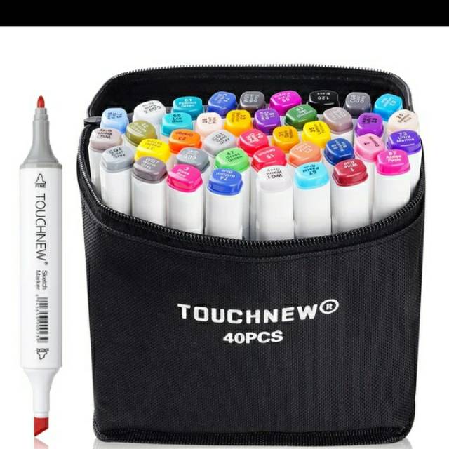 Jual TouchFive Markers Dual Tip 40 pcs | Shopee Indonesia