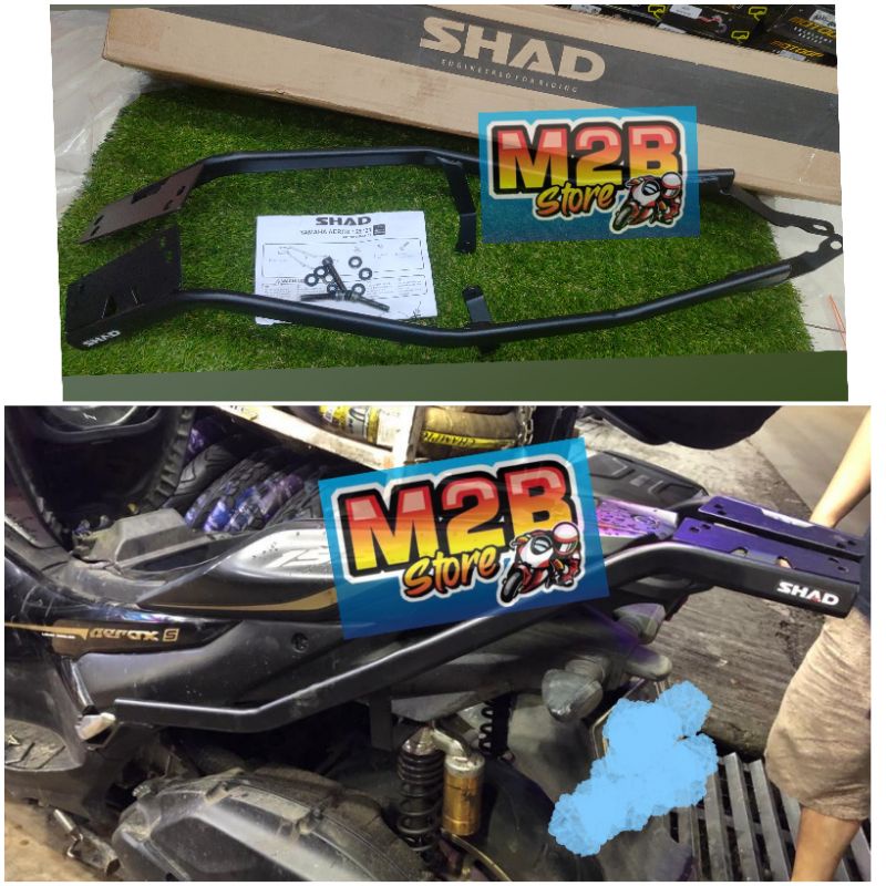 Jual Breket Box Shad New Aerox Connected 2021 2022 PNP Tanpa Coak ORI ...