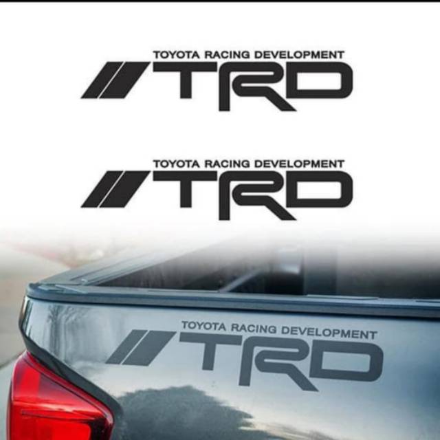 Jual Sticker TRD Toyota Racing Development Bak Truk | Shopee Indonesia