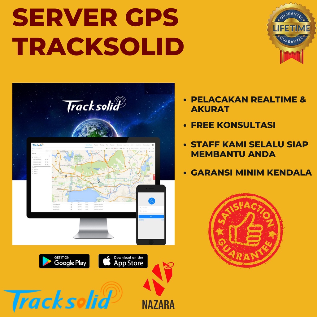 Jual SERVER GPS TRACKER TRACKSOLID ANDROID iOS | Shopee Indonesia