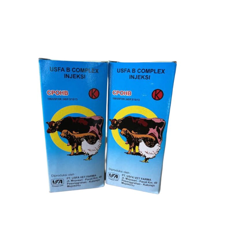 Jual USFA / USFA B Complex Injeksi / B Komplek / Kemasan 100 ml untuk ...