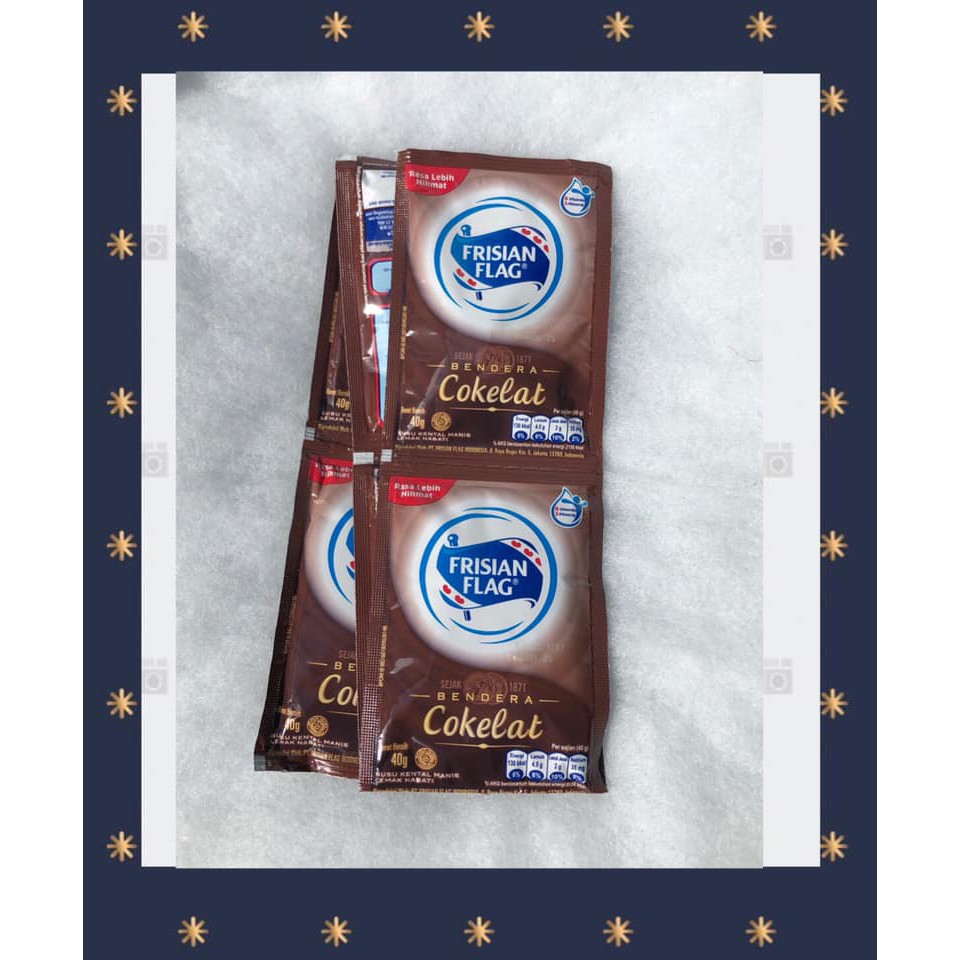 Jual Susu Bendera Kental Manis Coklat 6 sachet Shopee Indonesia