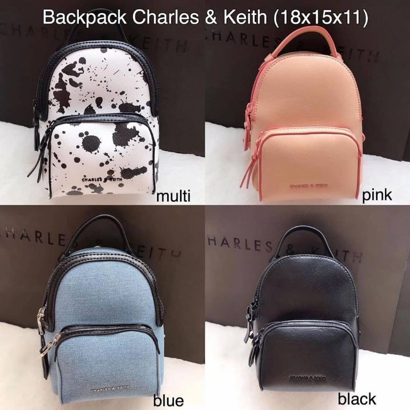 Mini backpack shop charles and keith