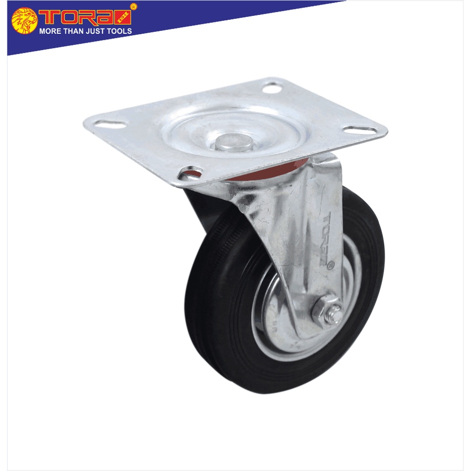 Jual Tora Roda Caster Karet Hidup Troli Trolley Lori Inch Shopee Indonesia