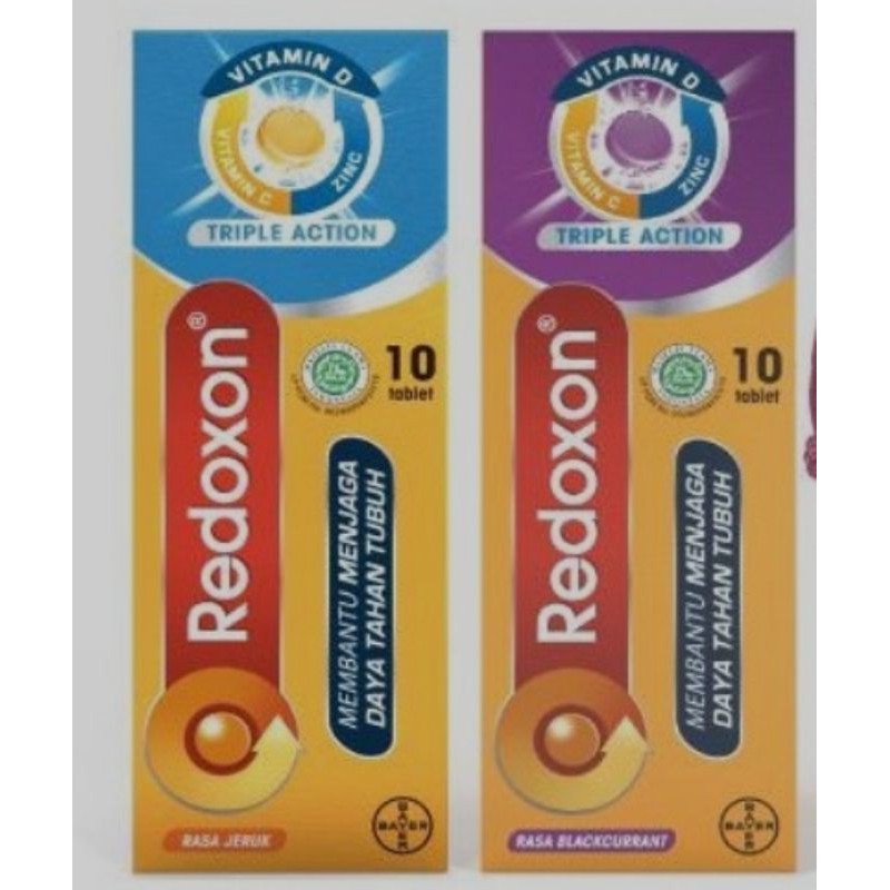 Jual Redoxon Vitamin C, D & Zinc 10 Tablet(Baca expired) Shopee Indonesia
