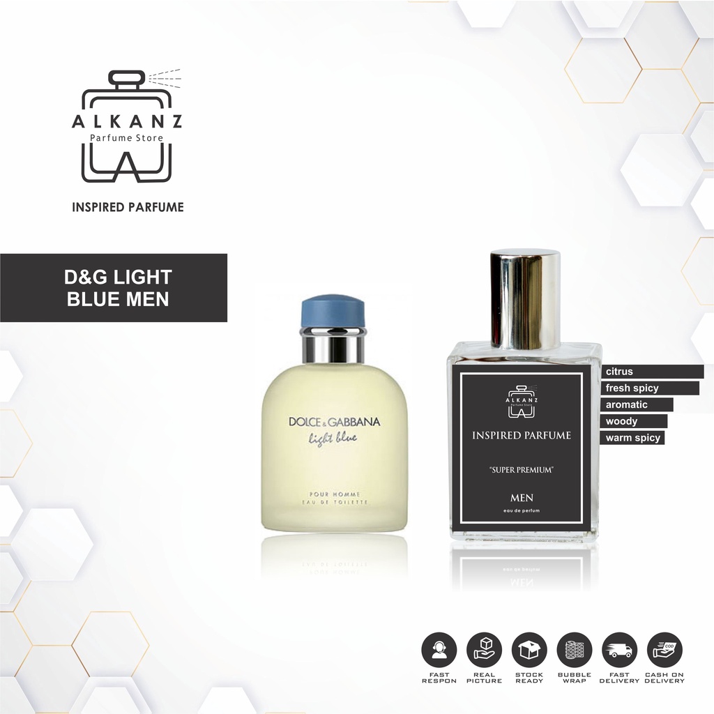 Jual Inspired Parfum D G Light Blue Men Parfume Farfum Minyak