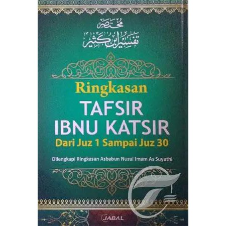 Jual GROSIR TERMURAH.... Buku Kitab Ringkasan Tafsir Ibnu Katsir Dari ...