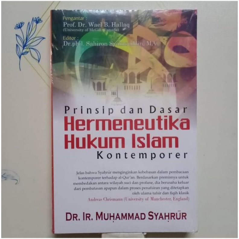 Jual Prinsip Dan Dasar Hermeneutika Hukum Islam Kontemporer | Shopee ...