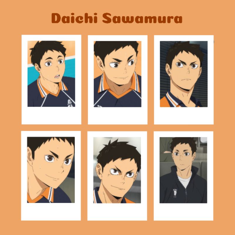 Jual Polaroid Anime Haikyuu Photo haikyuu Shoyo kageyama kenma ...