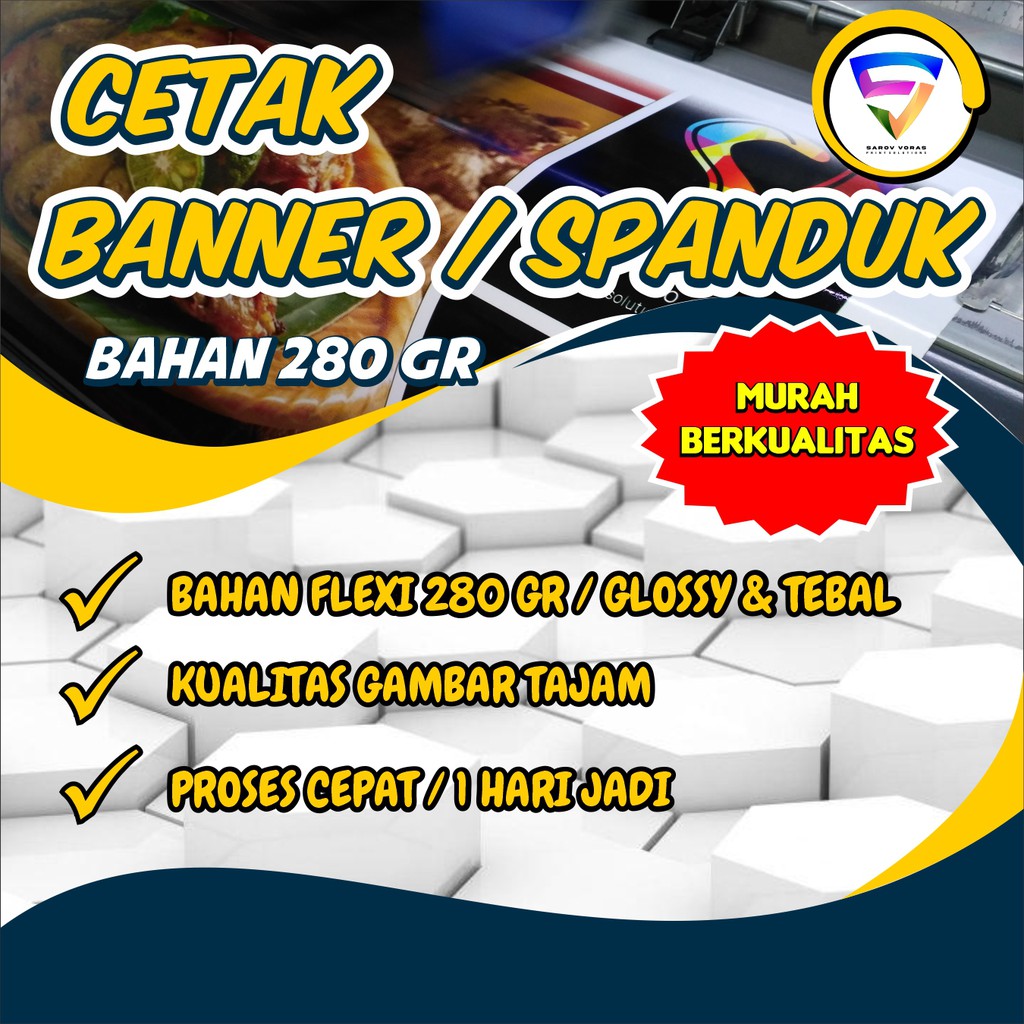 Jual CETAK BANNER SPANDUK MMT BALIHO BACKDROP Shopee Indonesia