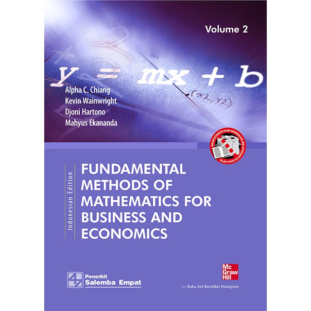 Jual Fundamental Methods of Math. For Business and Eco. 2/Chiang ...