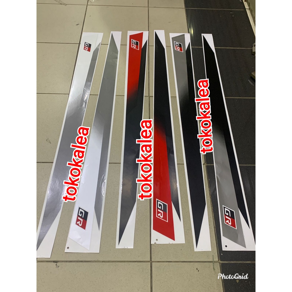 Jual Stiker Body Samping Mobil Gr Sport Toyota Avanza Veloz