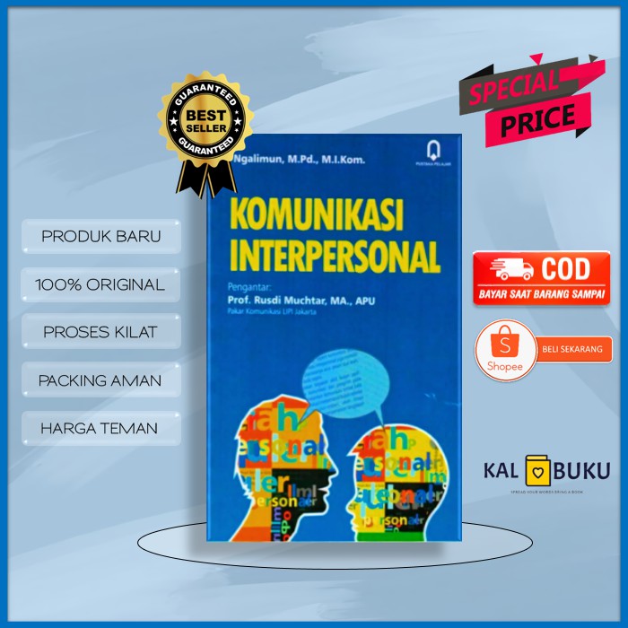 Jual Buku Komunikasi Interpersonal Intrapersonal Karya Penulis Ngalimun ...