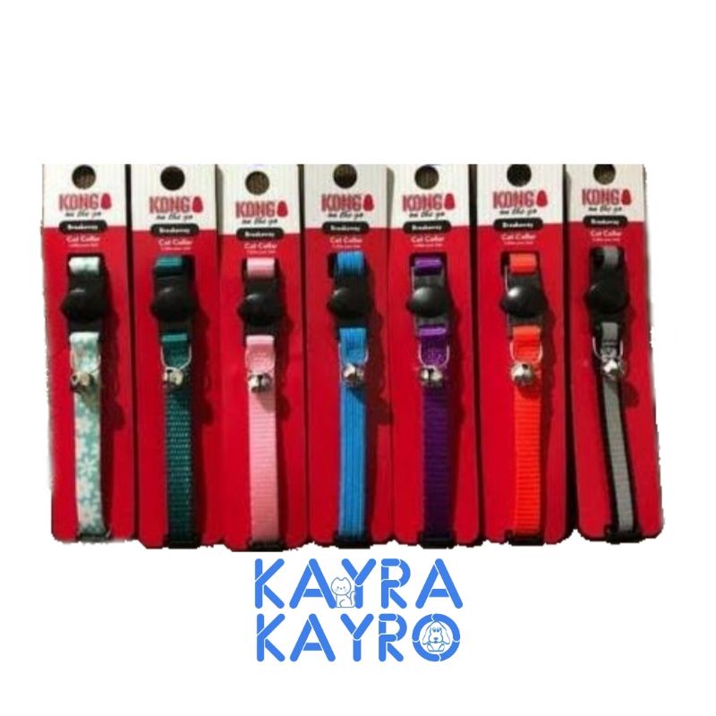 Jual Kong Breakaway Cat Collar 2030 cm Kalung Hewan Kucing Anjing