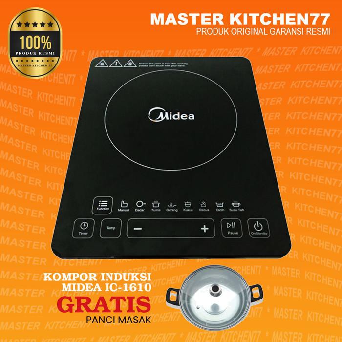 Jual Kompor Listrik / Kompor Listrik Induksi Midea Ic1610 Free Panci