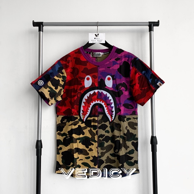 Kaos bape hot sale shark original