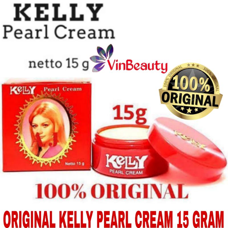 Jual Original Kelly Pearl Cream 15 Gram Krim Wajah Kelly Whitening