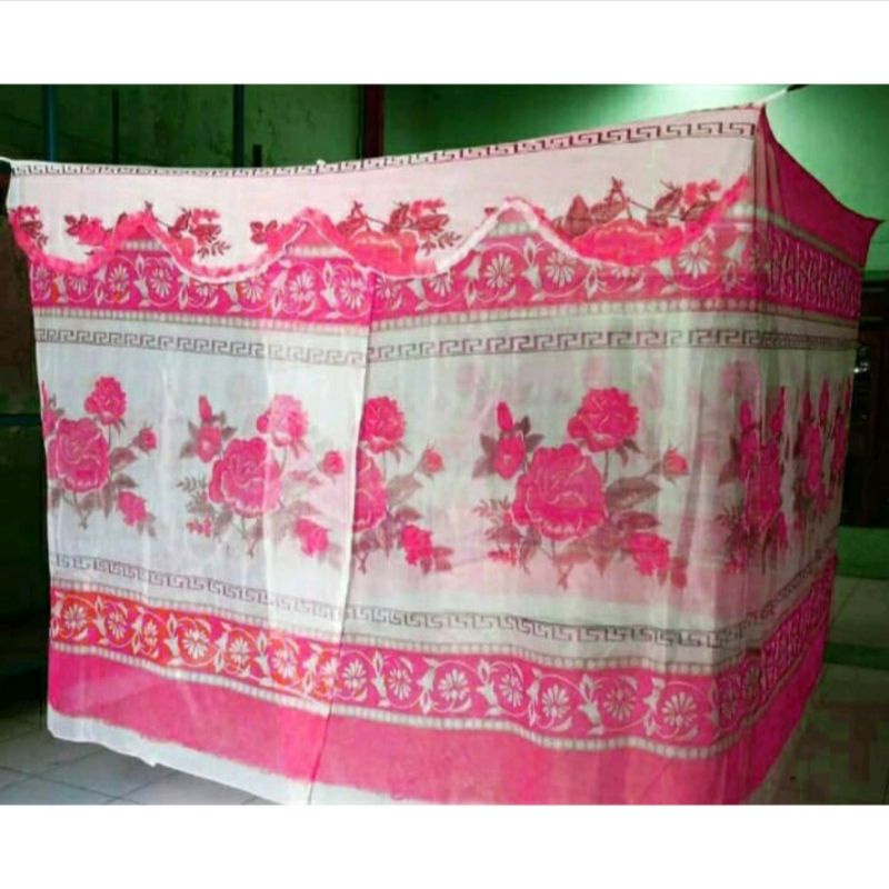 Jual kelambu bunga SPANYOL( rumbai renda) uk 180x200 NO 1 JUMBO(Ready ...