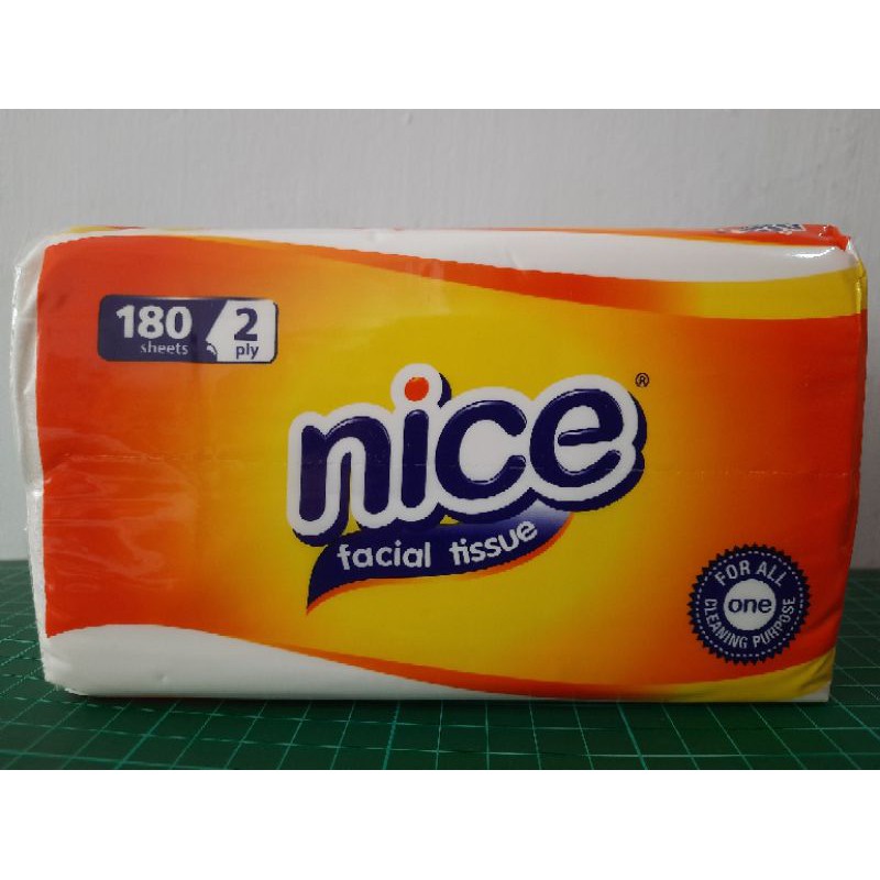 Jual Tissue Nice 180 Sheets 2 Ply Tissu Tisu Facial Tissue