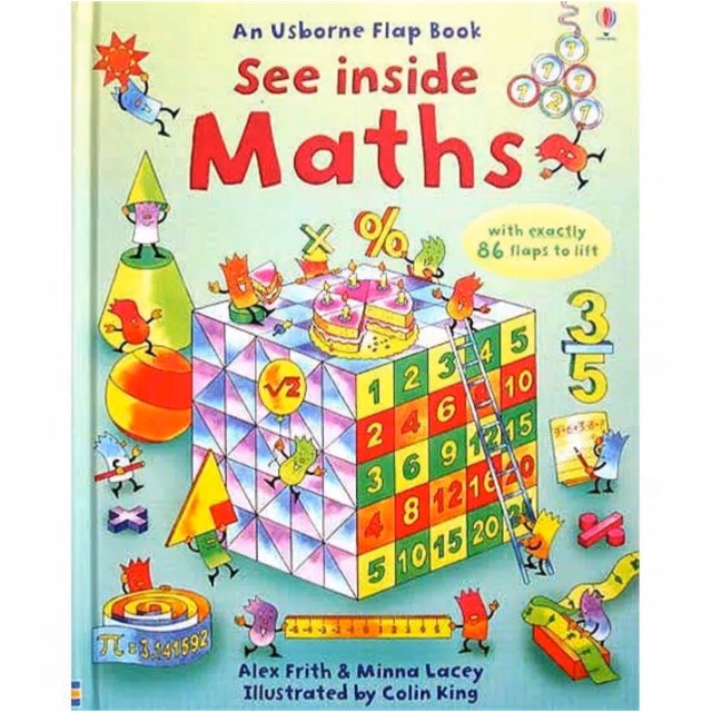 Jual AN USBORNE FLAP BOOK SEE INSIDE MATHS ( E2-003 ) | Shopee Indonesia