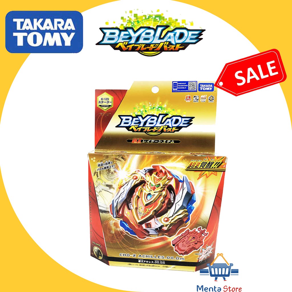 Jual Takara Tomy Beyblade Burst B 129 Cho Z Achilles 00 Dm Bey Blade