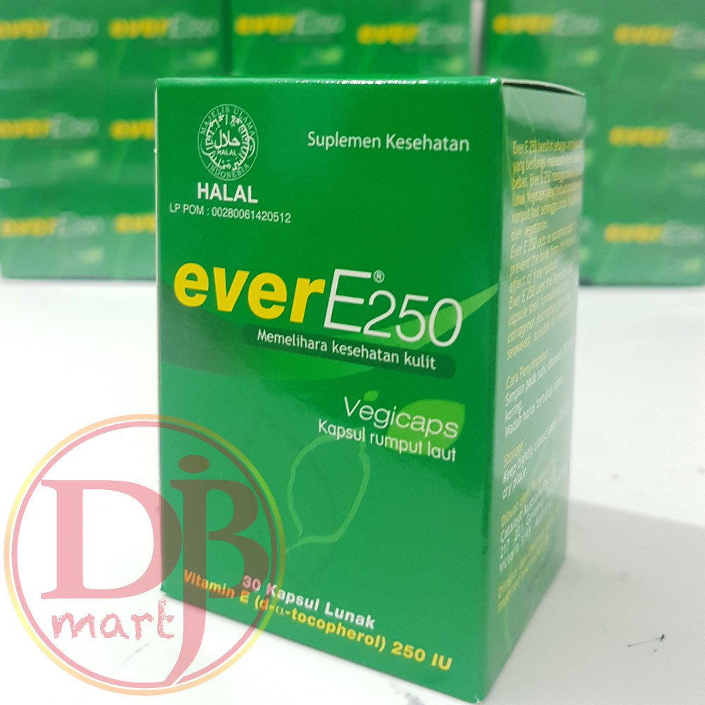 Jual Ever E Botol isi 30 Kapsul Vitamin E 250 IU Shopee Indonesia