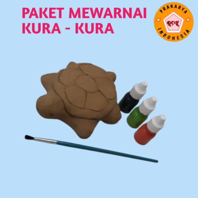 Jual Paket Mewarnai Tanah Liat Bentuk Kura Kura Shopee Indonesia 3364