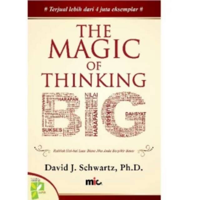 Jual Buku The Magic Of Thinking Big David J Schwartz Phd Shopee